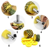 Stainless Steel Pineapple Corer Slicer Cutter Kitchen Tool
