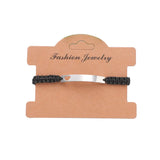 Stainless Steel Plate Bracelet Blank For Engraving ID Bracelet