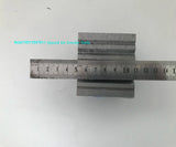 Stainless Steel Dapping Block Square Metal Forming Cavities Grooves