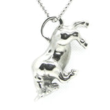 Stainless Steel Oxe Pendant Bull Necklace
