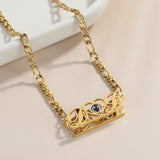 Stainless Steel Projection Photo Necklace Heart Personalized Name Pendant