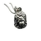 Stainless Steel Lion Head Lucky Exorcist Pet Bell