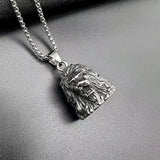 Stainless Steel Lion Head Lucky Exorcist Pet Bell