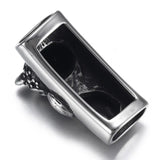 Stainless Steel Fox Slider Beads for Leather Bracelet DIY