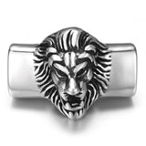 Stainless Steel Lion King Slider Beads 13*6mm for Leather Bracelet