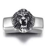 Stainless Steel Lion King Slider Beads 13*6mm for Leather Bracelet