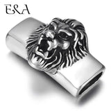 Stainless Steel Lion King Slider Beads 13*6mm for Leather Bracelet