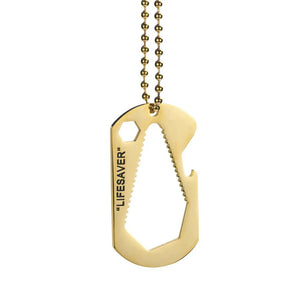 Stainless Steel Razor Pendant Necklace for Him