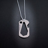 Stainless Steel Razor Pendant Necklace for Him