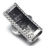 Punk Three Skull Slider Beads for Leather Bracelet