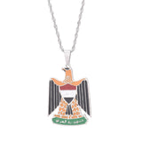 Stainless Steel Iraq Pendant Necklace Charm