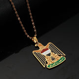 Stainless Steel Iraq Pendant Necklace Charm