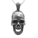 Stainless Steel Evil Skeleton Pendant Necklace