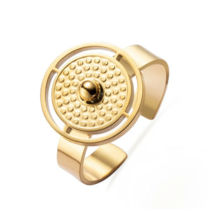Women's Stainless Steel Statement Ring Plated Party Jewelry
