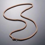 Stainless Steel Rose Round Box Chain 2mm-5mm