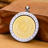 Rotatable Om Mani Padme Hum Pendant Necklace
