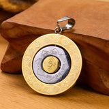 Rotatable Om Mani Padme Hum Pendant Necklace