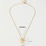 Rotatable Spinning Sunflower Necklace Zircon Crystal Clavicle Chain