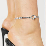 Stainless Steel Chain Toggle Anklet Foot Chain Women Summer Yoga Beach Leg