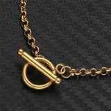 Stainless Steel Round Chain Anklet for Women Summer Yoga Beach Leg Chain