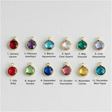 Personalized Stainless Steel Birthstone Pendant Necklace for Women