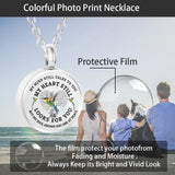 Stainless Steel Bird Pattern Ashes Memorial Pendant Cremation Jewelry