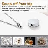 Stainless Steel Bird Pattern Ashes Memorial Pendant Cremation Jewelry