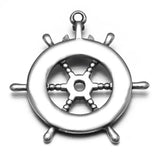 Stainless Steel Rudder Anchor Pendant Charms DIY Jewelry Making Supplies