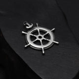 Stainless Steel Rudder Anchor Pendant Charms DIY Jewelry Making Supplies