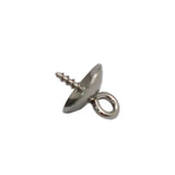 SS Screw Eye Pin Bail Peg 1x8x10mm Jewelry Making
