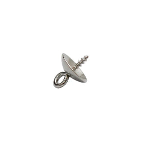 SS Screw Eye Pin Bail Peg 1x8x10mm Jewelry Making
