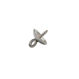 SS Screw Eye Pin Bail Peg 1x8x10mm Jewelry Making