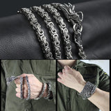 Stainless Steel Self-defense Bracelet Keel Titanium Steel Necklace