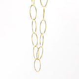 Stainless Steel Oval Link Chain Necklace Women/Men