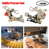 Stainless Steel Ruffler Presser Feet for Low Shank Sewing Machine