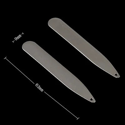 Stainless Steel Collar Stays (Pack of 40)