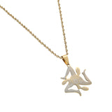 Stainless Steel Sicily Cities Flag Chains Italian Sicilia Jewelry Necklace