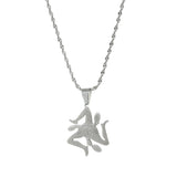 Stainless Steel Sicily Cities Flag Chains Italian Sicilia Jewelry Necklace