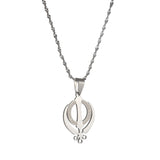 Stainless Steel Sikhism Necklace Pendant Khanda Jewelry