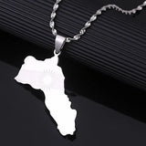 Stainless Steel Silver Kurdistan Map Pendant Necklaces Kurdish Map Charm Jewelry