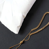 Stainless Steel Chain Keel Pulseira Plated Women's Accessories