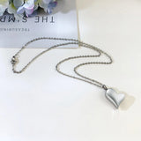 Heart Cremation Urn Necklace Waterproof Ashes Keepsake Pendant