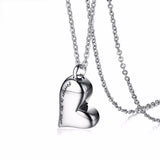 Heart Cremation Urn Necklace Waterproof Ashes Keepsake Pendant