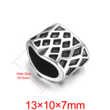 Stainless Steel Slider Beads 10*5mm for Bracelet Making Jewelry DIY