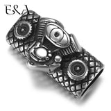 Stainless Steel Motor Engine Slide Beads 12x6mm Hole Charms for Men Bracelet
