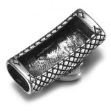 Stainless Steel Motor Engine Slide Beads 12x6mm Hole Charms for Men Bracelet