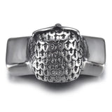 Stainless Steel Owl Slider Beads 12*6mm for Leather Bracelet