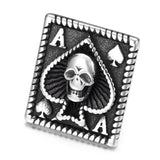 Stainless Steel Slider Beads Spades Hole 12*6mm Slide Charms