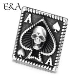 Stainless Steel Slider Beads Spades Hole 12*6mm Slide Charms