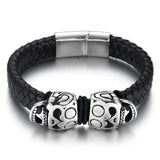 Stainless Steel Slider Skull Beads Large Hole 13*8mm Slide Charms
